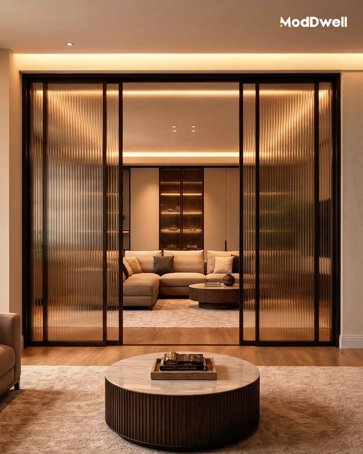 Aesthetic Glass & Wood Partitions